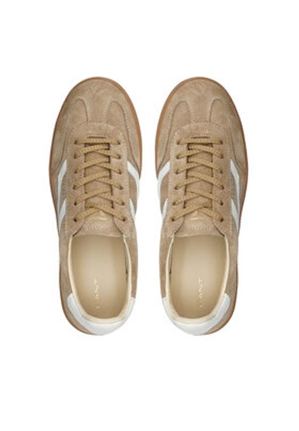 GANT - Gant Sneakersy 32533197 Brązowy. Kolor: brązowy. Materiał: skóra, zamsz