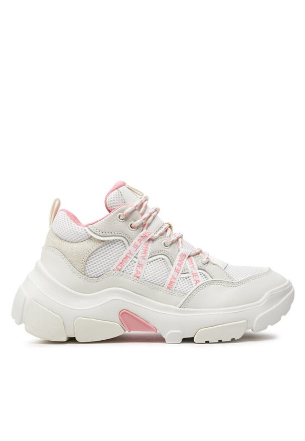 Tommy Jeans Sneakersy Tjw Modular Runner EN0EN02473 Écru