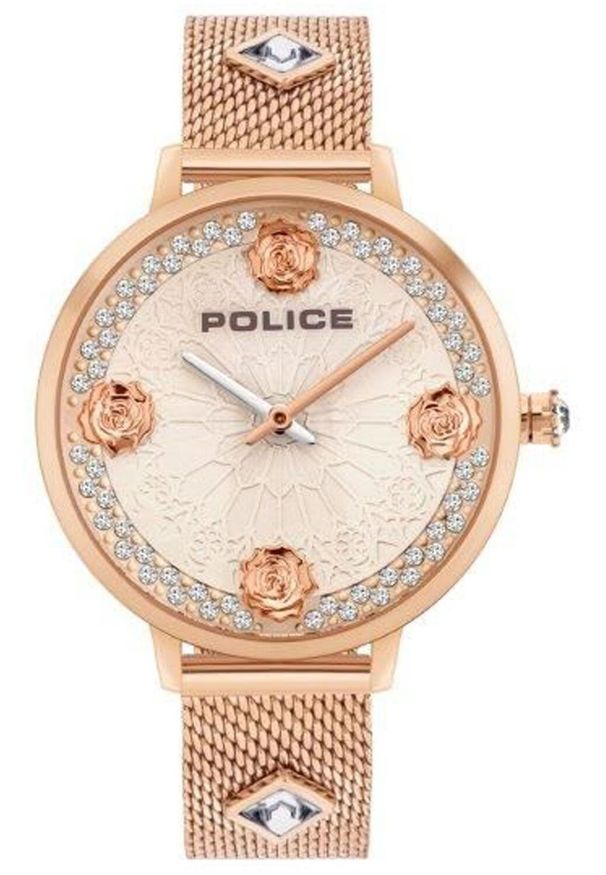Zegarek Damski Police PL-16031MS - Złoty. Kolor: złoty