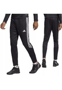 Spodnie do piłki nożnej męskie Adidas Tiro 23 Training Pant treningowe. Kolor: wielokolorowy, czarny, biały