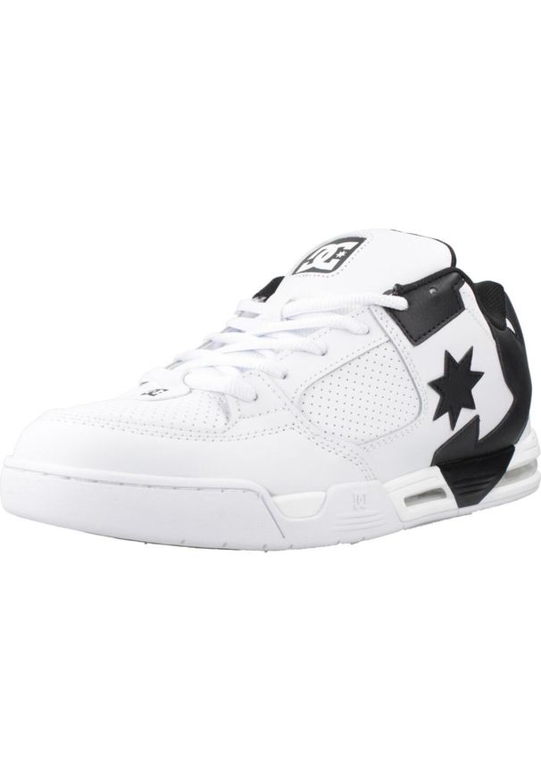 DC Shoes - Buty DC DC COMMAND Biały. Kolor: biały. Materiał: syntetyk, tkanina, skóra. Sport: turystyka piesza