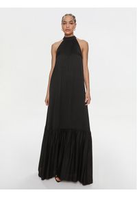 Gaudi Sukienka letnia 411FD15043 Czarny Relaxed Fit. Kolor: czarny. Materiał: wiskoza. Sezon: lato #1