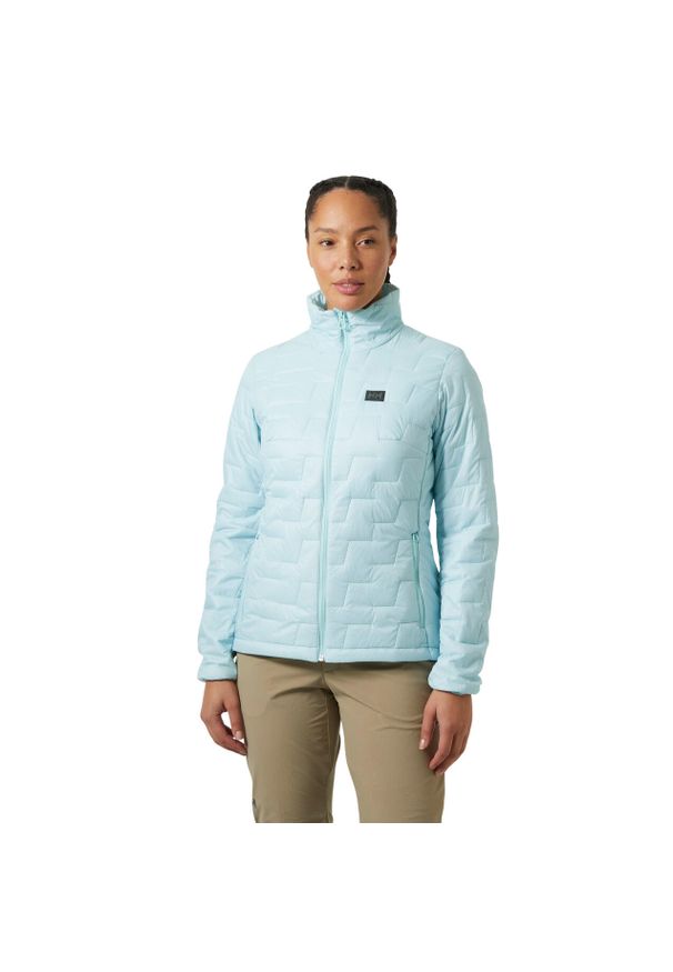 Kurtka narciarska damska izolowana Helly Hansen Lifaloft. Kolor: niebieski. Sezon: zima. Sport: narciarstwo