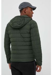 EA7 Emporio Armani kurtka puchowa męska kolor zielony przejściowa. Typ kołnierza: kaptur. Kolor: zielony. Materiał: puch #5