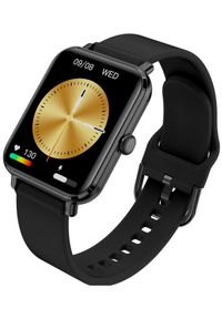 GARETT - Smartwatch Garett GRC Classic czarny. Rodzaj zegarka: smartwatch. Kolor: czarny. Materiał: guma. Styl: sportowy, biznesowy, klasyczny #1