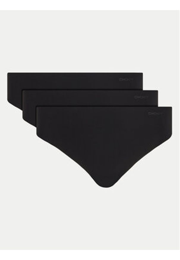 DKNY Komplet 3 par fig klasycznych DK5028BP3 Czarny. Kolor: czarny. Materiał: syntetyk