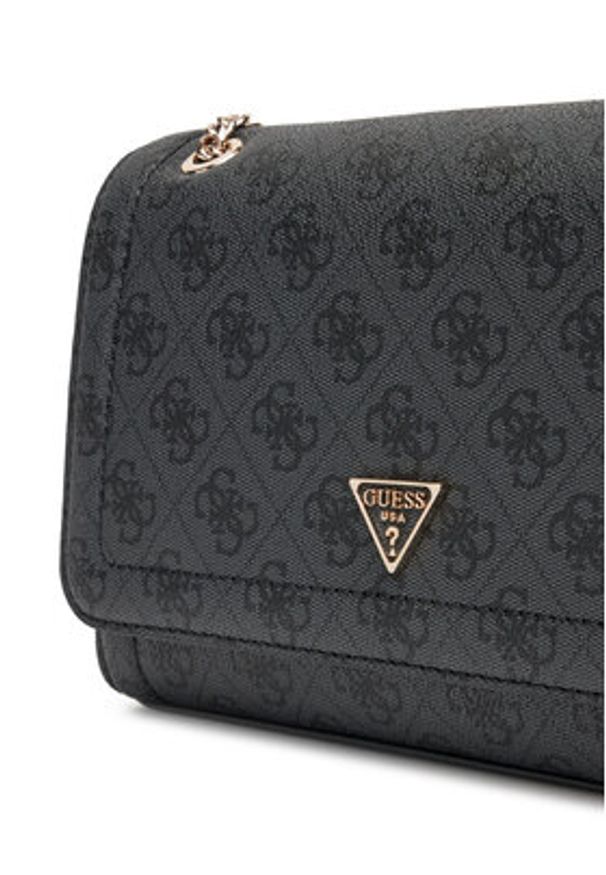 Guess Torebka Noelle II HWBG96 72210 Szary. Kolor: szary. Materiał: skórzane