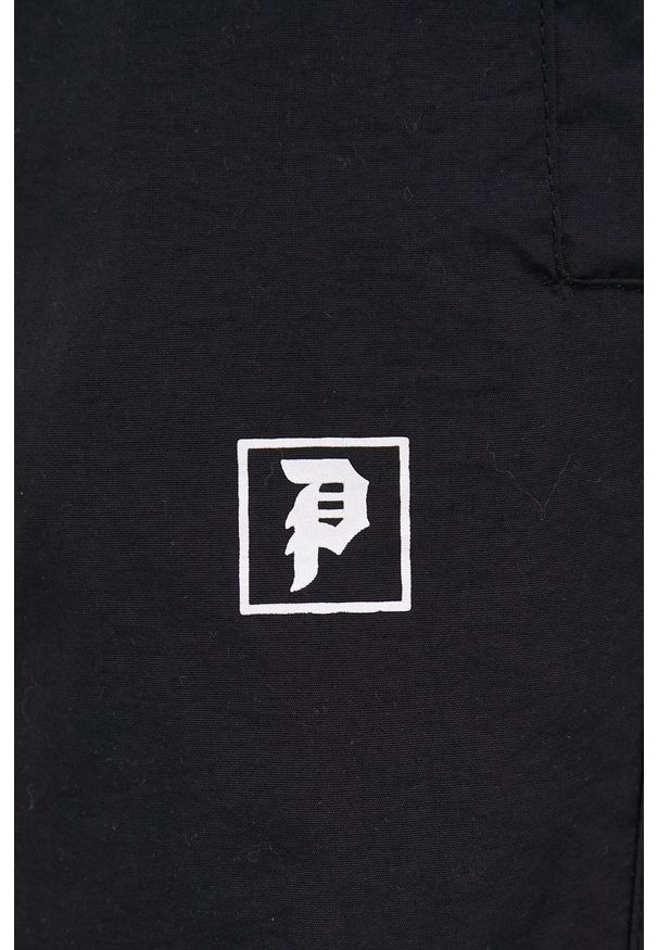Primitive spodnie dresowe Cut n Sew męskie kolor czarny z nadrukiem. Kolor: czarny. Materiał: dresówka. Wzór: nadruk