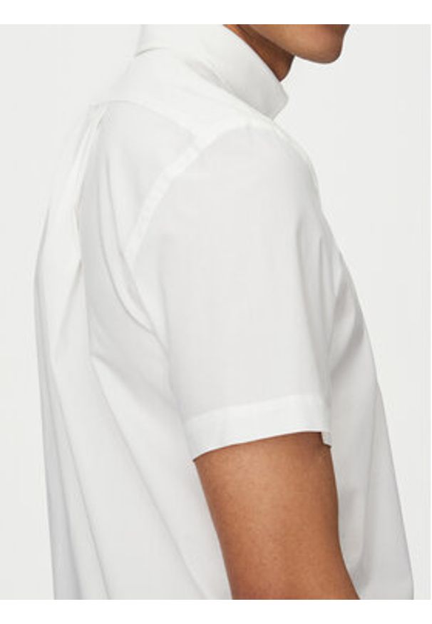 Polo Ralph Lauren Koszula 710945315001 Biały Custom Fit. Typ kołnierza: polo. Kolor: biały. Materiał: bawełna