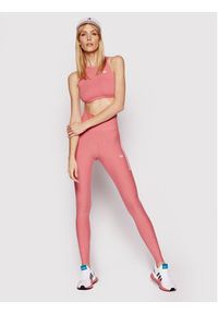 Adidas - adidas Biustonosz sportowy Fakten Bra GN4383 Różowy. Kolor: różowy. Materiał: bawełna #5