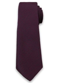 Stonowany Krawat Męski w Delikatne Grochy - Chattier- 6,7 cm - Kolorowy. Materiał: tkanina. Wzór: grochy, kolorowy. Styl: wizytowy
