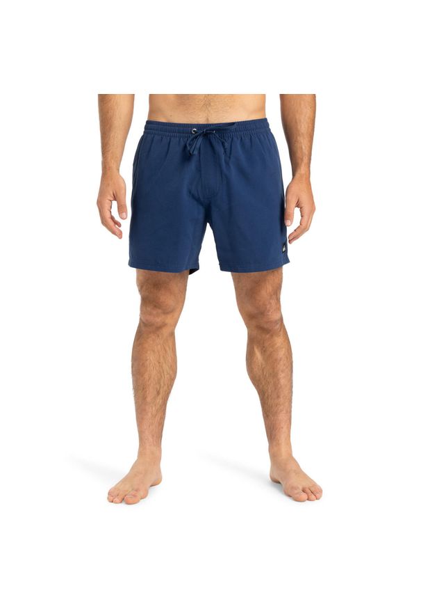 Quiksilver - Szorty kąpielowe dla Mężczyzn EVERYDAY SOLID VOLLEY 15" Niebieski. Kolor: niebieski. Materiał: poliester, materiał. Styl: sportowy