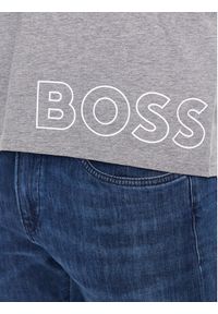 BOSS - Boss T-Shirt 50472750 Szary Regular Fit. Kolor: szary. Materiał: bawełna #4