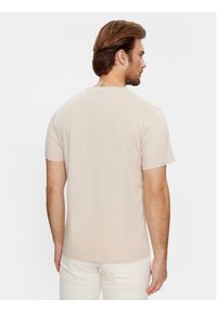 Pepe Jeans T-Shirt Eggo N PM508208 Beżowy Regular Fit. Kolor: beżowy. Materiał: bawełna