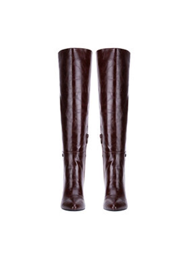 MEXX Kozaki MI001805743W Brązowy. Kolor: brązowy. Materiał: skóra