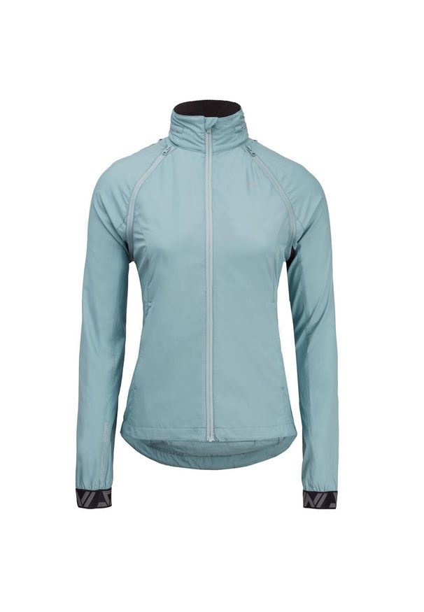 Kurtka wiatroszczelna damska Silvini Vetta odpinane rękawy. Kolor: niebieski. Materiał: softshell. Sport: turystyka piesza