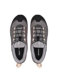 salomon - Salomon Sneakersy X Ward Leather GORE-TEX L47182400 Czarny. Kolor: czarny. Materiał: zamsz, skóra. Technologia: Gore-Tex #6
