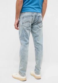 Męskie Spodnie jeansowe Mustang Style Oregon Slim Denim Blue 1016430 5000 413 #4