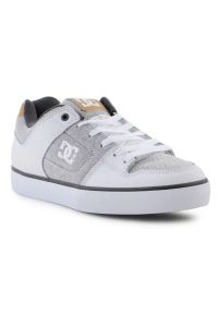 Buty DC Shoes Pure M 300660-XSWS białe. Okazja: na spacer, na co dzień. Kolor: biały. Materiał: materiał. Sport: turystyka piesza #3