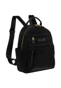 Plecak miejski Peterson PTN JN-01 czarny. Kolor: czarny. Materiał: skóra, nylon