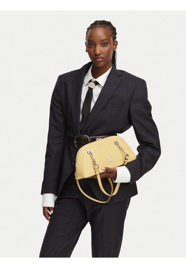 Karl Lagerfeld - KARL LAGERFELD Torebka B2W30039 Żółty. Kolor: żółty. Materiał: skórzane