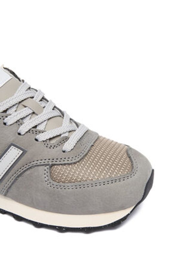 New Balance Sneakersy U574SNV W Szary. Kolor: szary. Materiał: nubuk, skóra. Model: New Balance 574