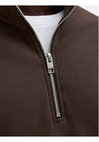 Jack & Jones - Jack&Jones Bluza Soho 12278793 Brązowy Relaxed Fit. Kolor: brązowy. Materiał: bawełna