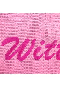 Wittchen - Torebka shopperka z plecionki duża z frędzlami różowa. Kolor: różowy. Sezon: lato. Dodatki: z frędzlami. Materiał: skórzane. Styl: boho, elegancki #4