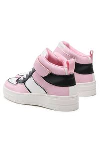 Jenny Fairy Sneakersy WS5806-01 Różowy. Kolor: różowy. Materiał: skóra