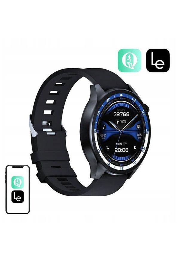 Smartwatch BlitzWolf BW-AR1 1.43" AMOLED BT 3.0 / 5.3 (czarny). Rodzaj zegarka: smartwatch. Kolor: czarny