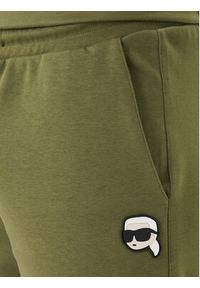 Karl Lagerfeld - KARL LAGERFELD Szorty sportowe 705019 562900 Zielony Regular Fit. Kolor: zielony. Materiał: bawełna. Styl: sportowy #4