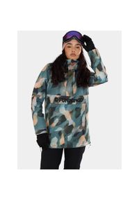 FUNDANGO - Anorak Damski Fundango Birch ECO Logo. Kolor: czarny, zielony, różowy, wielokolorowy. Sport: turystyka piesza, narciarstwo #1