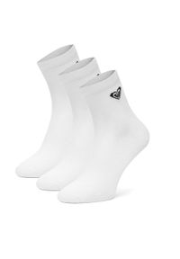 Roxy Zestaw 3 par niskich skarpet damskich AS_ROXY_06Z_SS25 (3-PACK) Biały. Kolor: biały. Materiał: materiał, bawełna