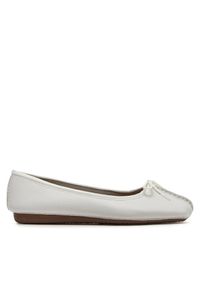 Baleriny Clarks. Kolor: biały #1