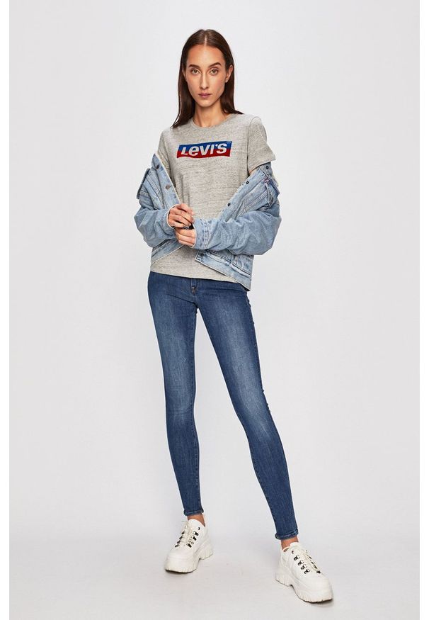 G-Star RAW - G-Star Raw - Jeansy Lynn. Kolor: niebieski