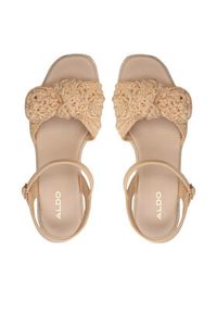 Aldo Espadryle Macrama 13578804 Beżowy. Kolor: beżowy. Materiał: materiał