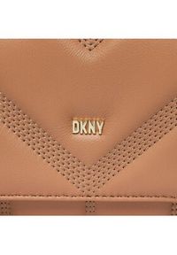 DKNY Torebka Becca Md Flap Should R313BW79 Brązowy. Kolor: brązowy. Materiał: skórzane #4