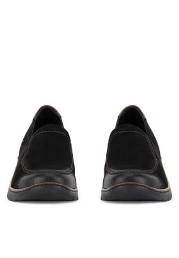 Go Soft Półbuty WI23-REBECA-16 Czarny. Kolor: czarny. Materiał: nubuk, skóra