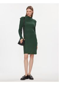 Brave Soul Sukienka dzianinowa LKD-274HARINGTOA Zielony Regular Fit. Kolor: zielony. Materiał: wiskoza #6