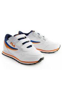 Buty do chodzenia dziecięce Fila Orbit Velcro Low. Kolor: biały. Sport: turystyka piesza #1