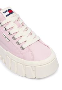 Tommy Jeans Sneakersy Tj Platform Sneaker EN0EN03098 Różowy jasny. Kolor: różowy. Materiał: materiał. Obcas: na platformie #3
