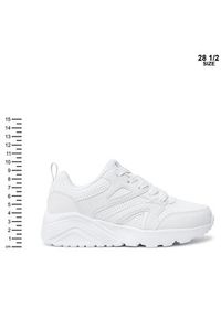 skechers - Skechers Sneakersy Chroma Surge 403641L/WHT Biały. Kolor: biały. Materiał: skóra