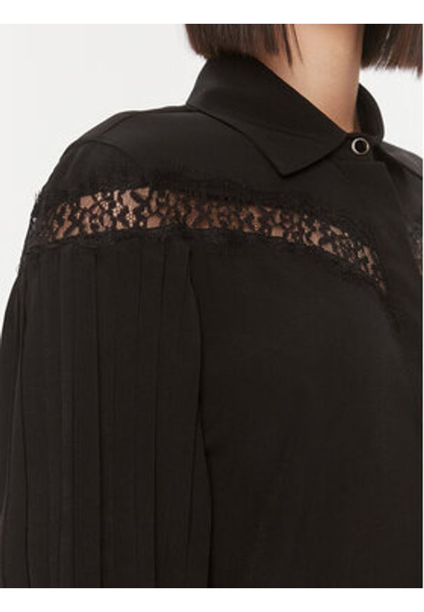 Liu Jo Koszula MF3137 T9121 Czarny Relaxed Fit. Kolor: czarny. Materiał: syntetyk