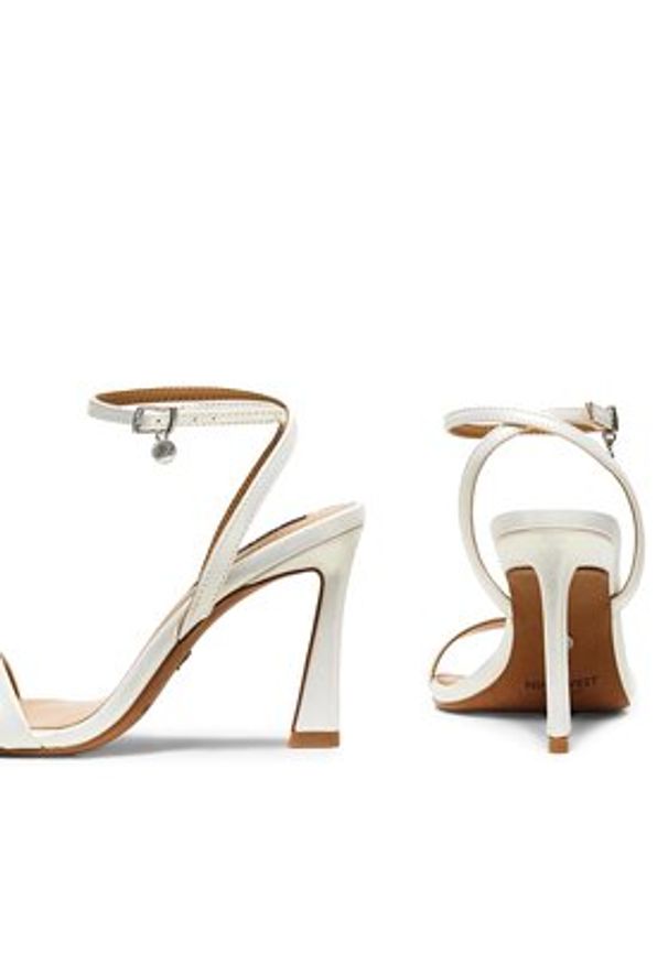 Nine West Sandały 123AL1713 Biały. Kolor: biały. Materiał: skóra