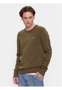 Sweter Tommy Jeans. Kolor: zielony #1