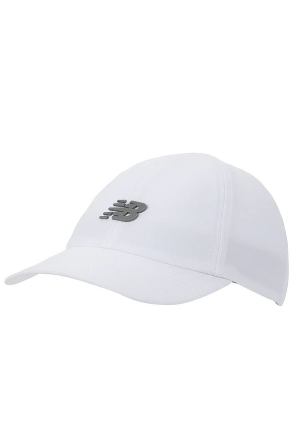 Czapka damska New Balance LAH51007WT - biała. Kolor: biały. Styl: klasyczny