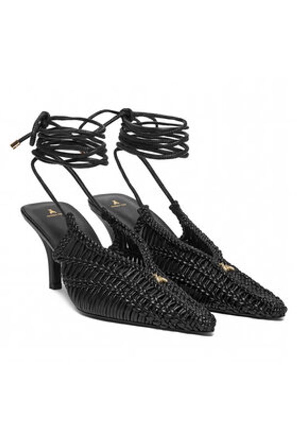 Patrizia Pepe Szpilki 8Z0139/L109-K103 Czarny. Kolor: czarny. Materiał: skóra. Obcas: na szpilce