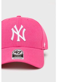 47 Brand - 47brand - Czapka MLB New York Yankees. Kolor: różowy #3