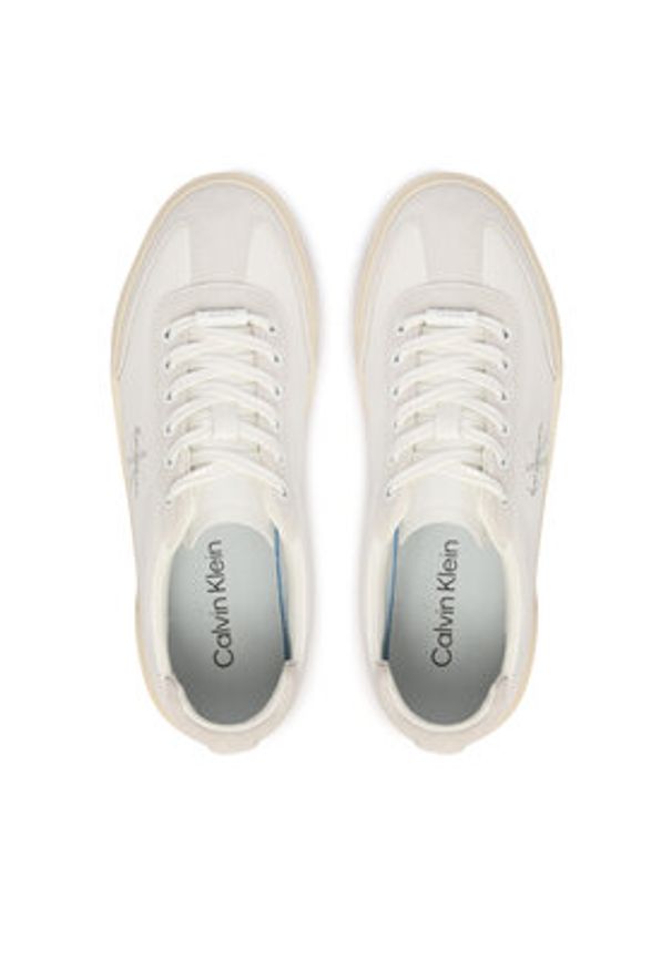 Calvin Klein Sneakersy Basket Cups Lup Wt Lth Su HW0HW02984 Biały. Kolor: biały. Materiał: skóra