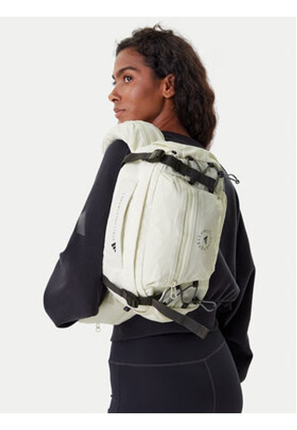 Adidas by Stella McCartney - adidas by Stella McCartney Saszetka nerka Multisport JY4185 Écru. Materiał: materiał